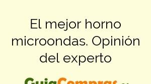 El mejor horno microondas. Opinión del experto