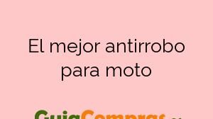 El mejor antirrobo para moto
