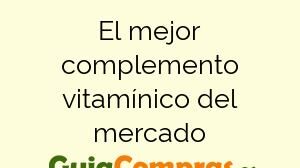 El mejor complemento vitamínico del mercado