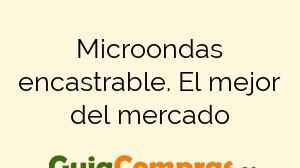Microondas encastrable. El mejor del mercado