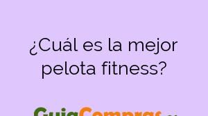 ¿Cuál es la mejor pelota fitness?