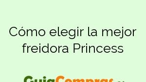 Cómo elegir la mejor freidora Princess