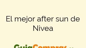 El mejor after sun de Nivea
