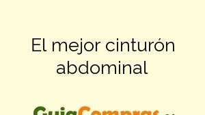 El mejor cinturón abdominal