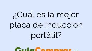 ¿Cuál es la mejor placa de induccion portátil?