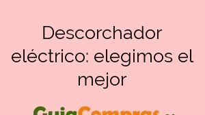 Descorchador eléctrico: elegimos el mejor