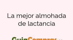 La mejor almohada de lactancia