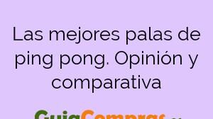 Las mejores palas de ping pong. Opinión y comparativa